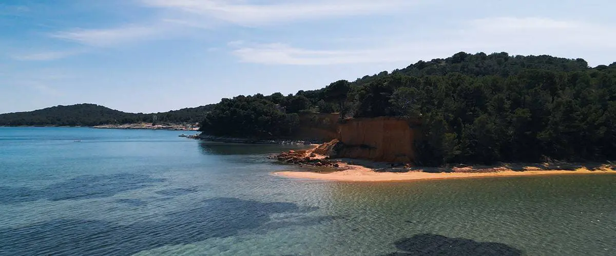 Vrgada Pakoštane beach summer-min