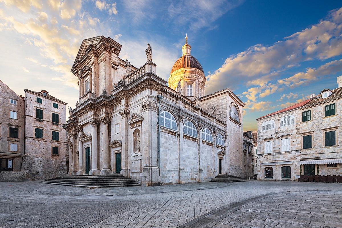 Boldogságos Szűz Mária mennybemenetele-székesegyház, Dubrovnik, katedrálisok Horvátországban