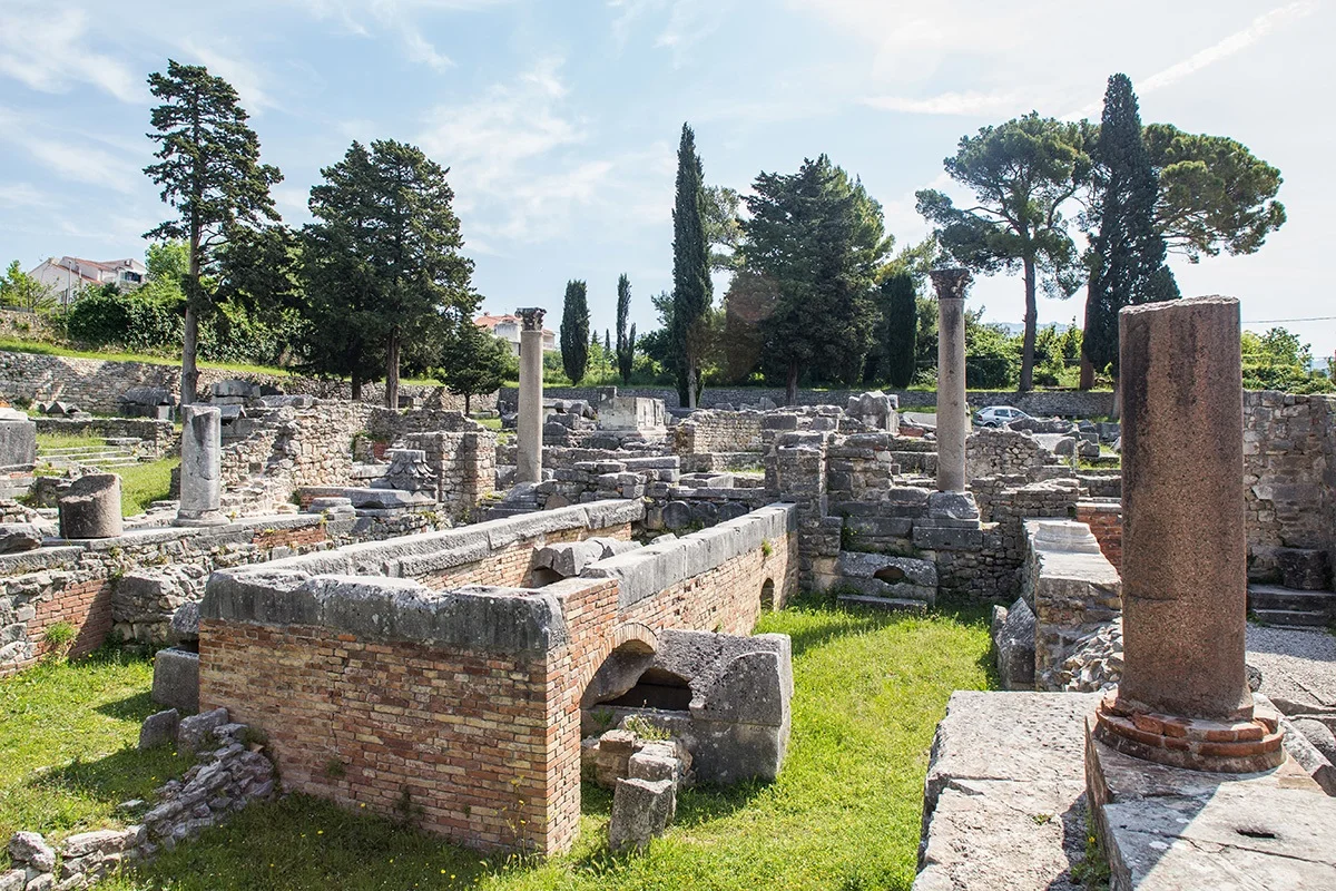 Salona a Solin, Spalato, Croazia, città romana.