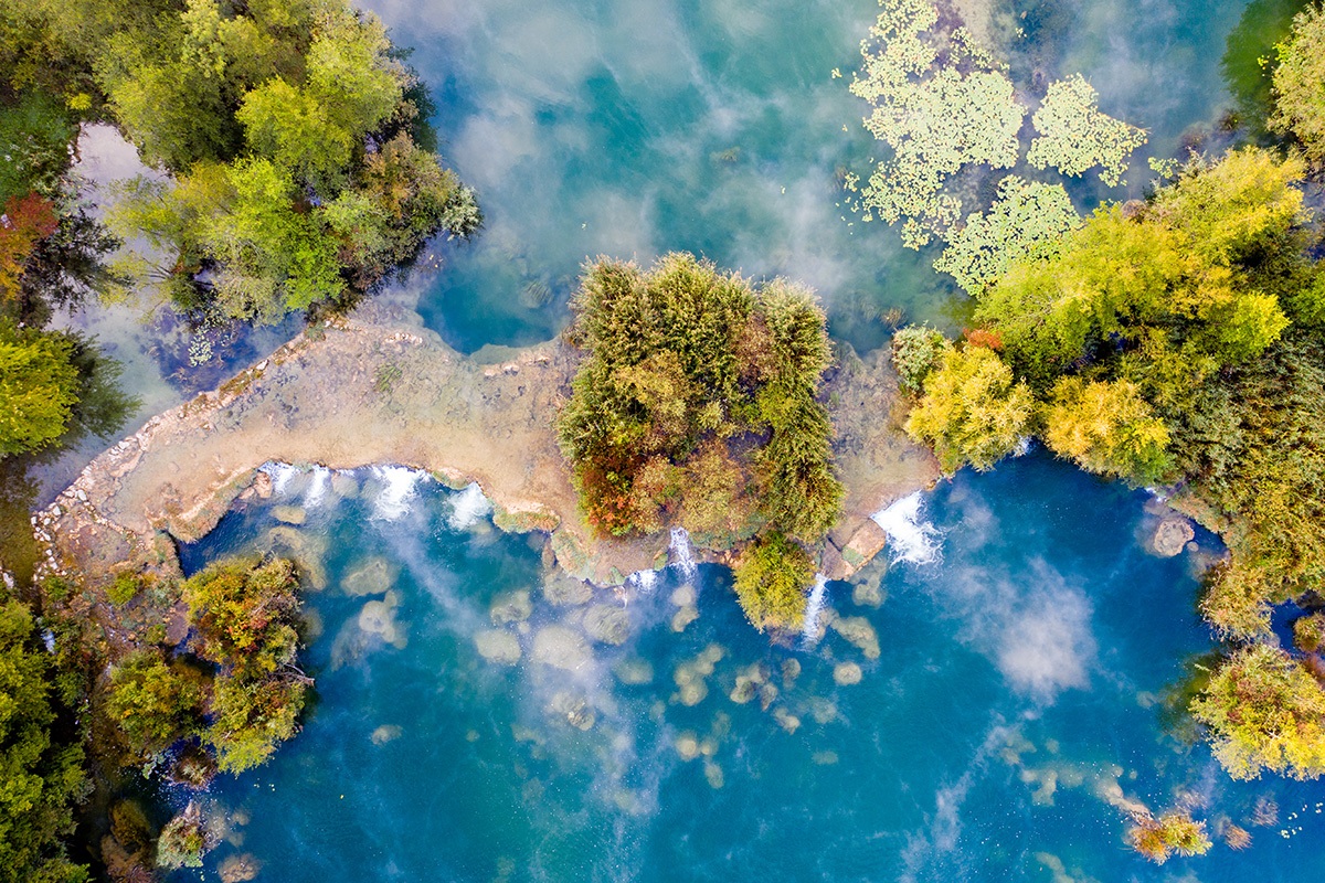 Fluss Mrežnica in Kroatien