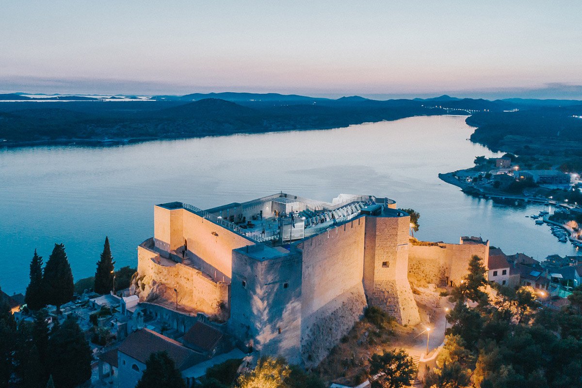 Pevnost svatého Michala, Šibenik, Chorvatsko