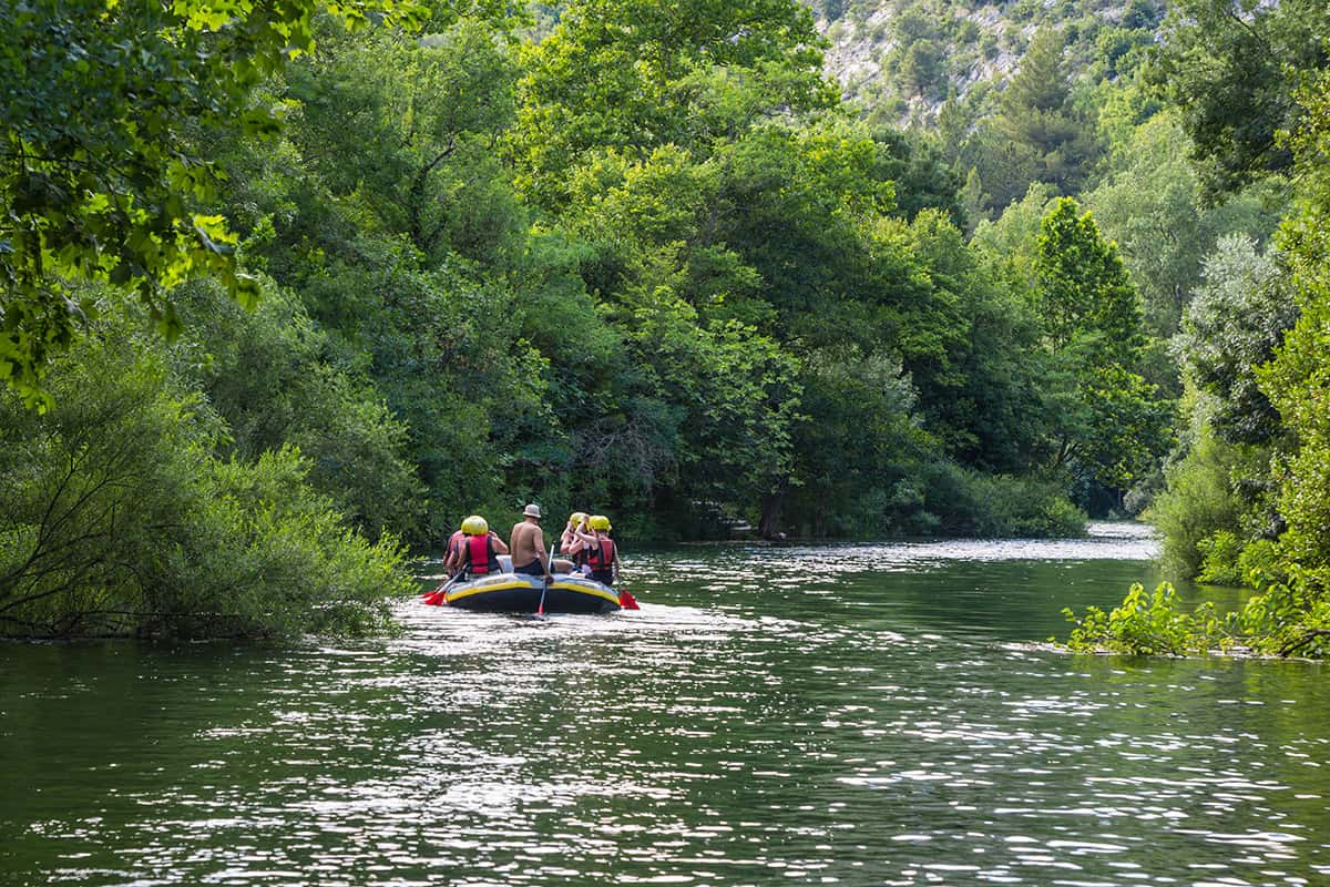 Rijeka Cetina rafting, Omiš