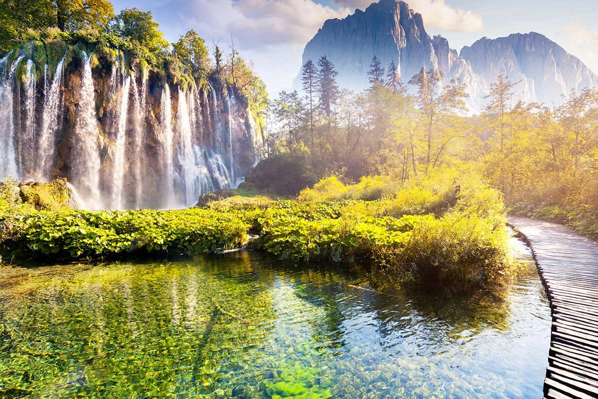 Nature, waterfalls in Croatia