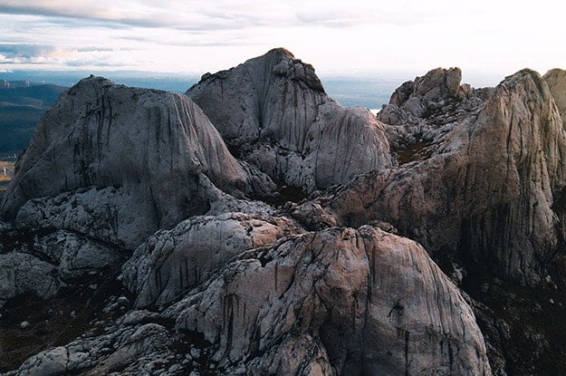 Tulove beams, Velebit, Croatia