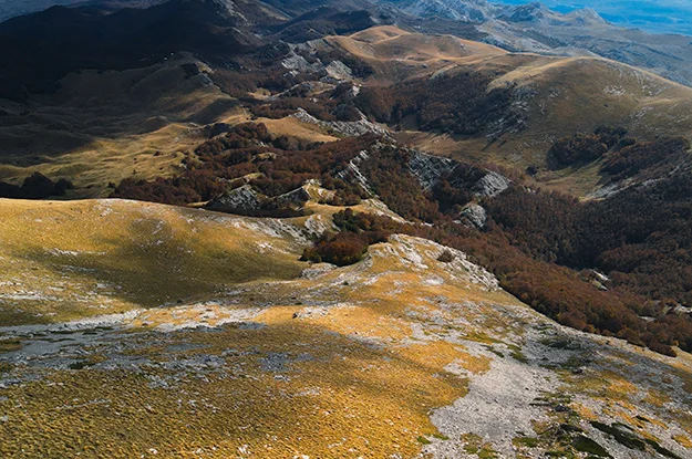 Sveto Brdo peak in Croatia