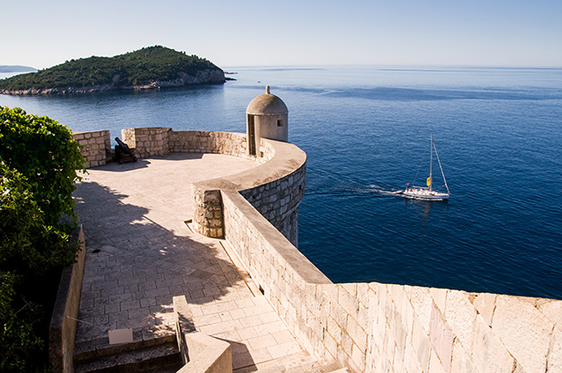 Dubrovnik walls and Lokrum