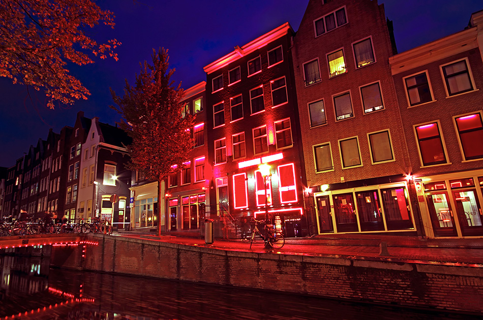 Red Light District in Amsterdam the Netherlands