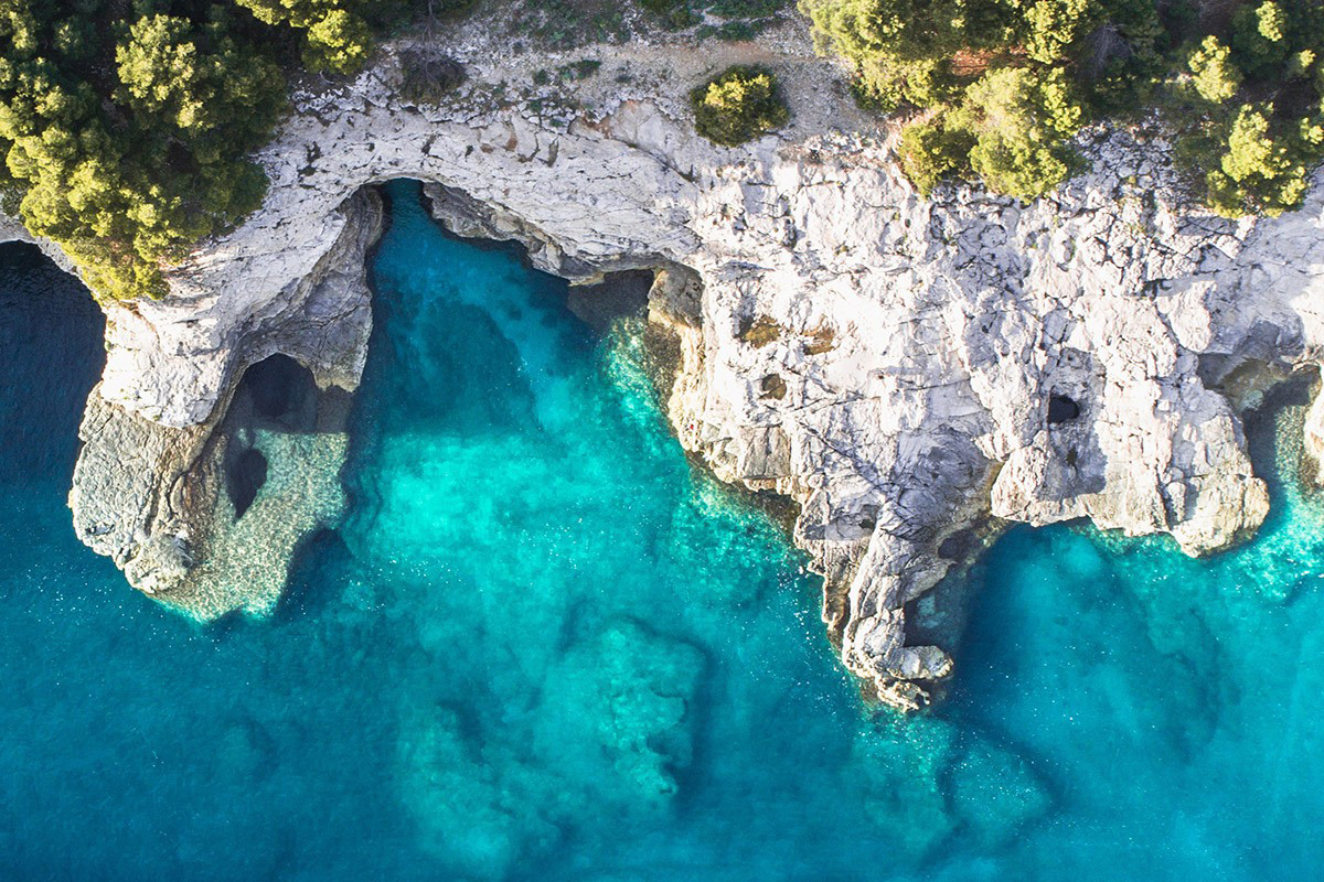 Turquoise sea Croatia