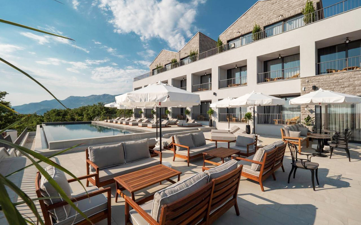 Vivid Blue Serenity Resort. best hotels sveti stefan, montenegro