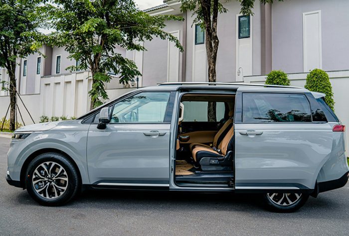 7 seater car hire interior view with flexible seating layout and easy access